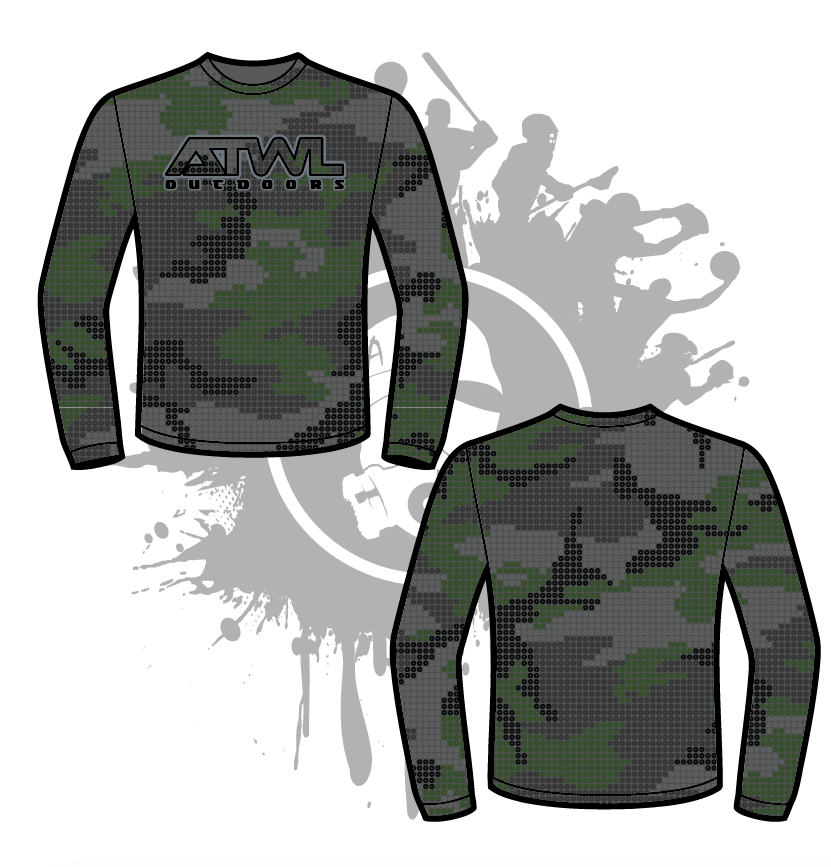 ATWL Outdoors Mens Full Dye Long Sleeve Jersey