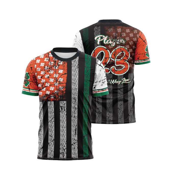 Shamrock Flag Mens Full Dye Jersey