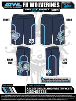 Load image into Gallery viewer, Wolverine Navy Men's/Boy's Shorts