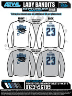 Load image into Gallery viewer, Lady Bandits Men's Long Sleeve Sub Dye Jersey