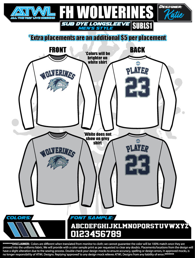Wolverines Men's Sub Dye Jersey