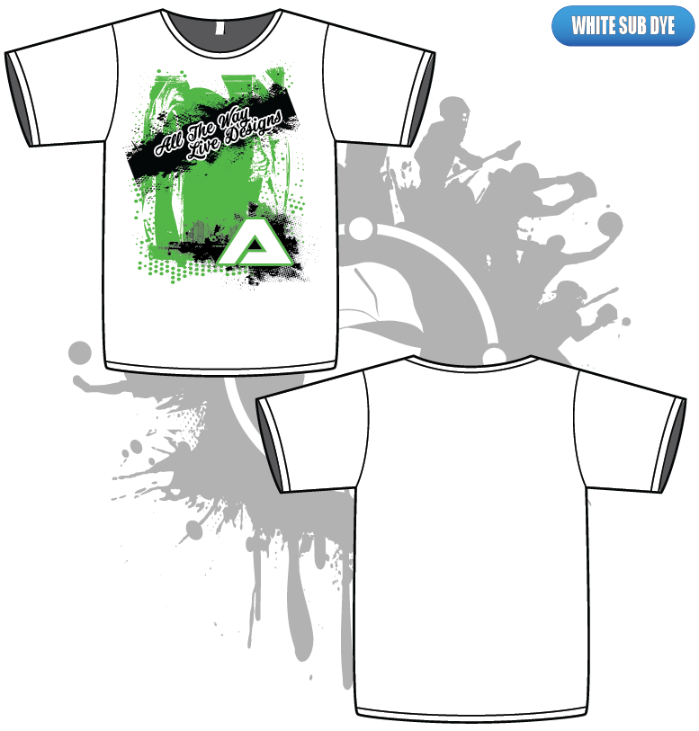 Affliction Mens White Sub Dye Shirt