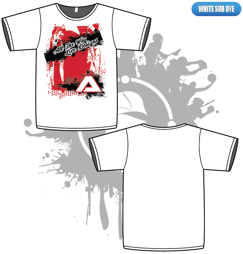 Affliction Mens White Sub Dye Shirt