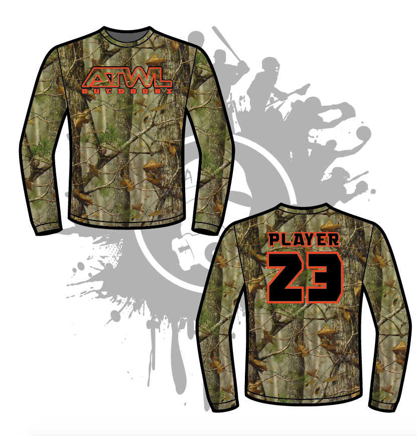 ATWL Outdoors Mens Full Dye Long Sleeve Jersey