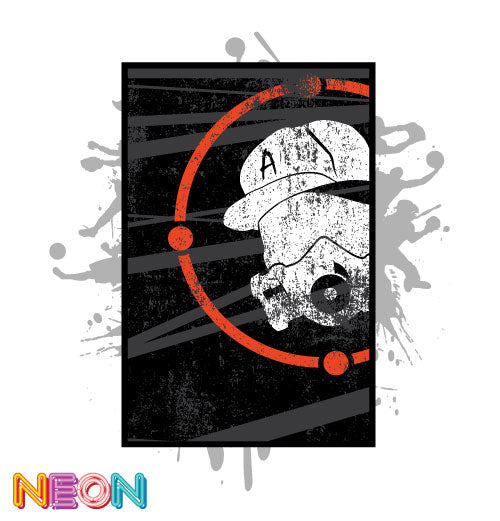 DISTRESSED GAS MASK TOWEL
