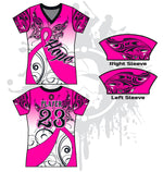 Load image into Gallery viewer, HOPE Breast Cancer Awareness Women's full dye jersey