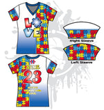 Load image into Gallery viewer, Love Needs No Words Women's Full Dye Jersey