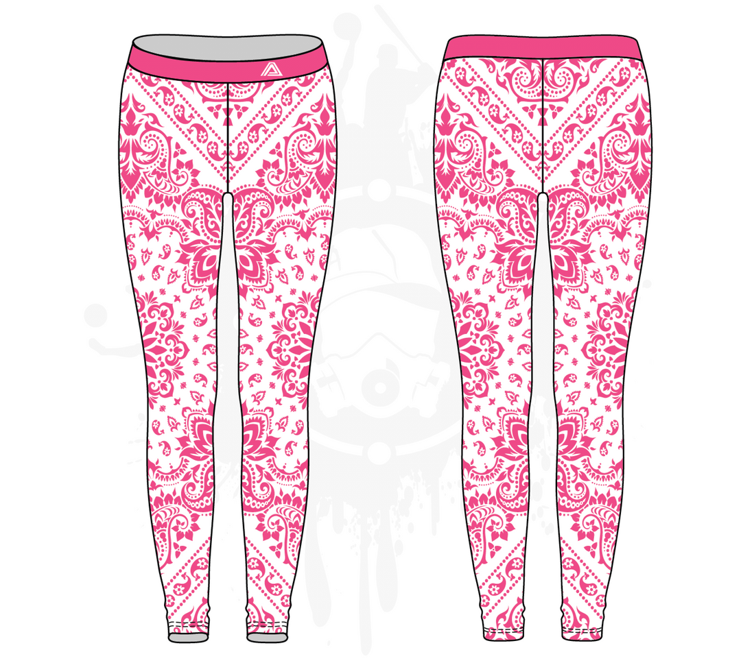 Bandana Womens Leggings: 2-color (7 Colors Available)