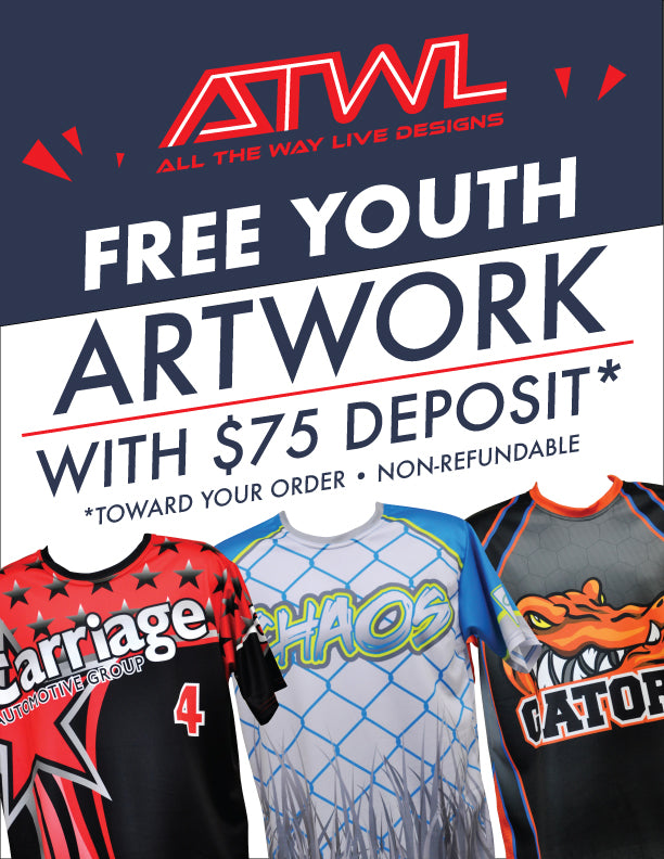 Youth Full Dye Artwork Design Fee