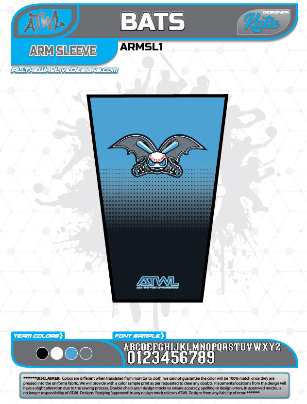 Tampa Bay bats Arm Sleeve