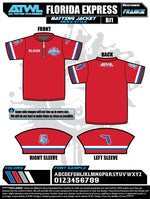 Load image into Gallery viewer, Florida Express Batting Jacket