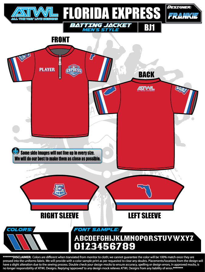 Florida Express Batting Jacket