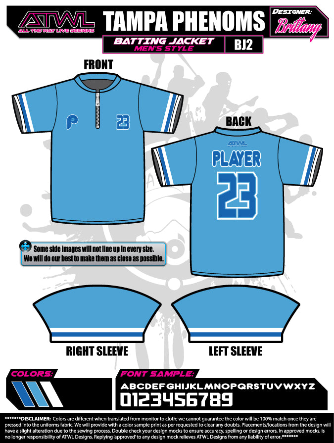 Tampa Phenoms Batting Jacket