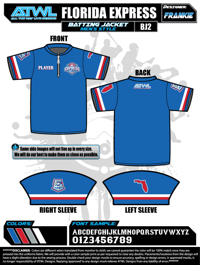 Florida Express Batting Jacket