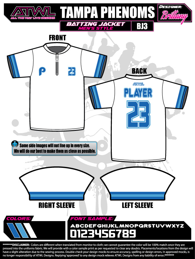 Tampa Phenoms Batting Jacket