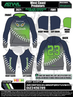 Load image into Gallery viewer, Wc Predators Fade Full Dye Hoodie