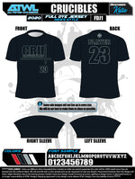 Load image into Gallery viewer, Crucibles Blacked Out Edition Crew Neck Jersey