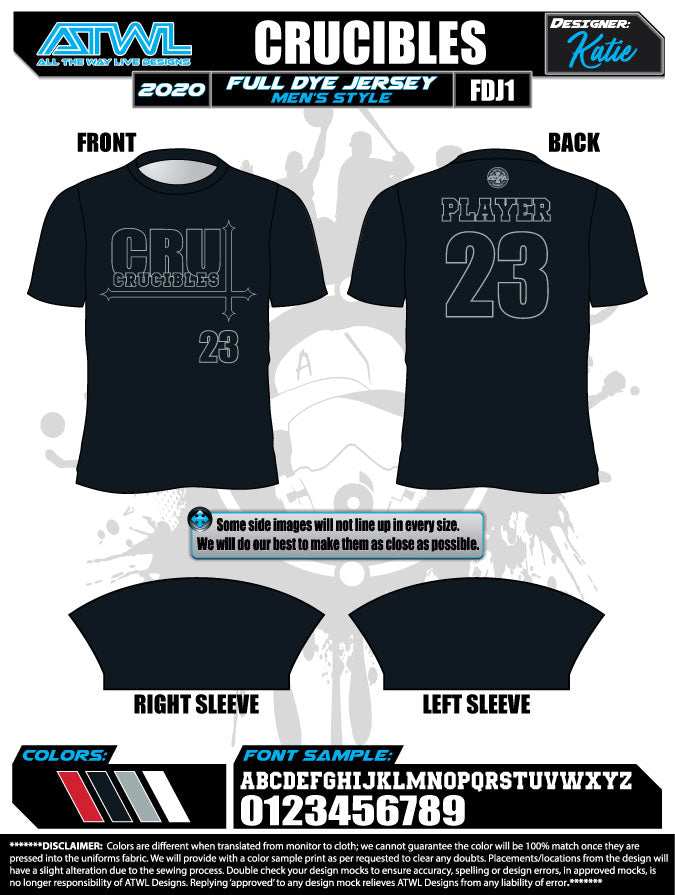 Crucibles Blacked Out Edition Crew Neck Jersey