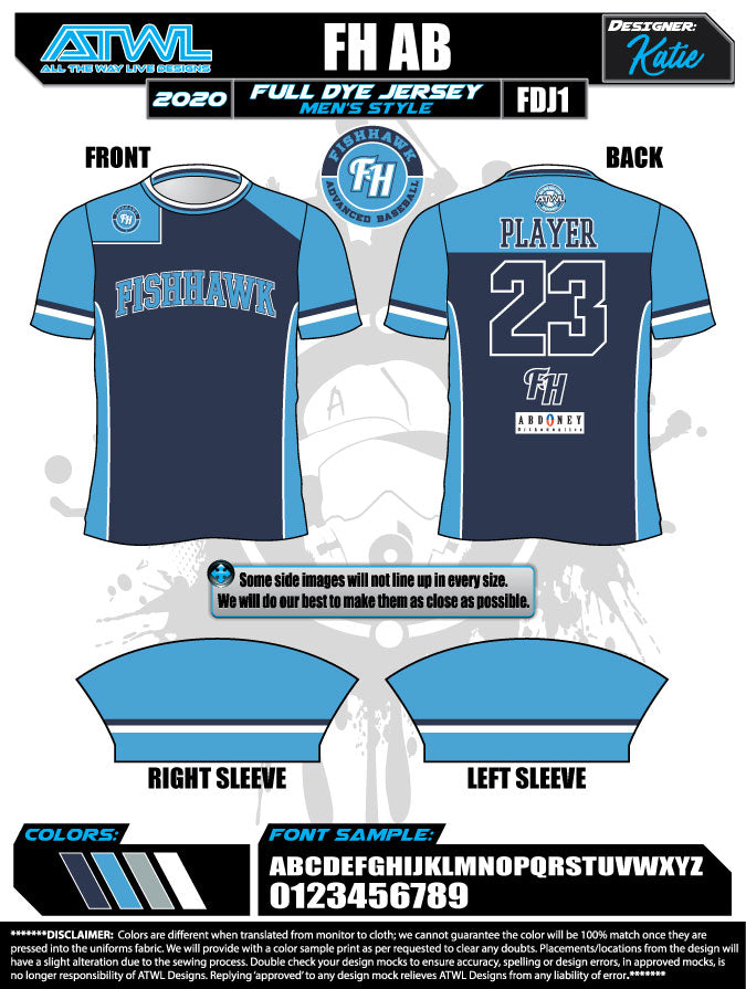 Fishhawk Advanced Baseball 2019 Men's Jersey