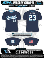 Load image into Gallery viewer, Wesley Chapel Advanced Baseball 2020  Full Dye Jersey