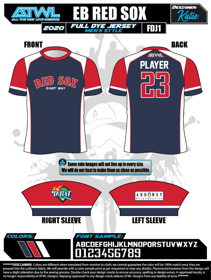 East Bay Spring 2020 Baseball Jerseys