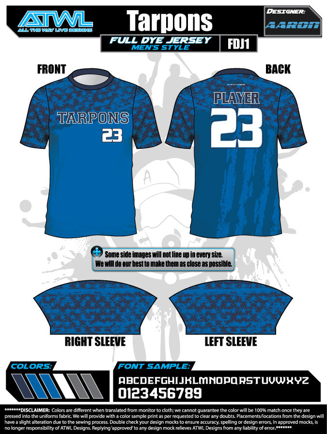 Tarpons Full Dye Jersey