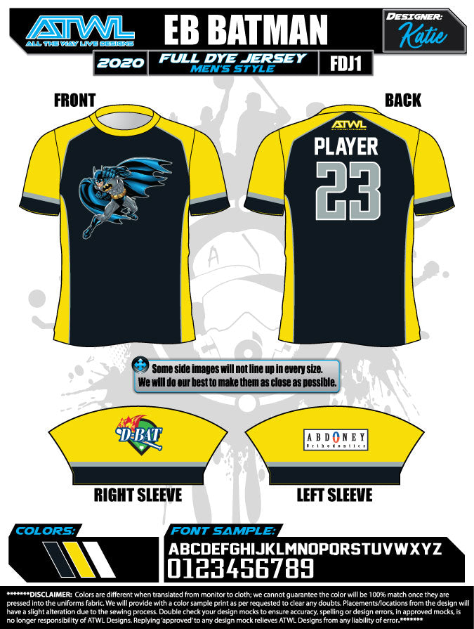 East Bay Spring 2020 Baseball Jerseys