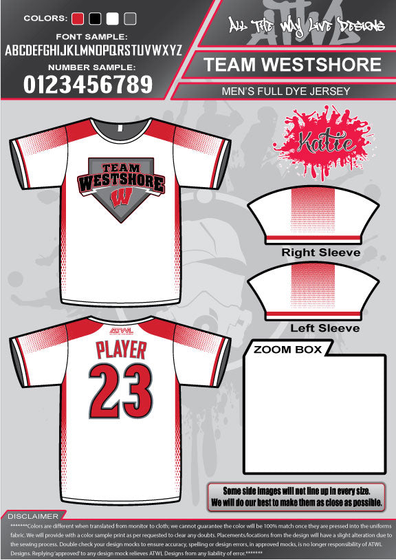TEAM WESTSHORE FULL DYES