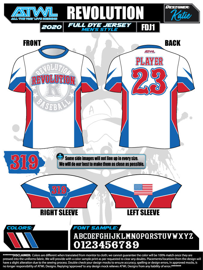 Revolution Full Dye Men's Jersey