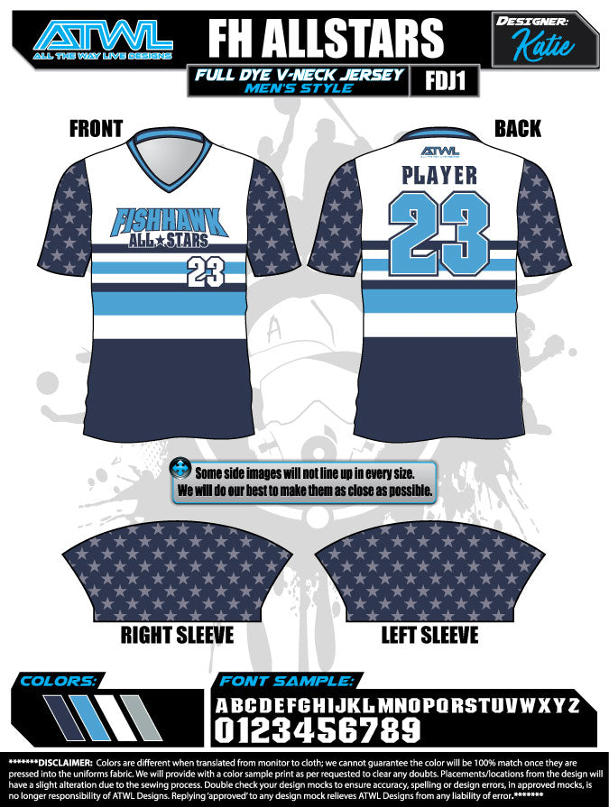 Fishhawk All Stars Full Dye Jersey