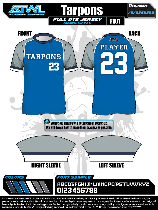 Tarpons Full Dye Jersey