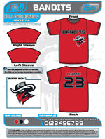 Load image into Gallery viewer, Bandits 10U Full Dye Jersey