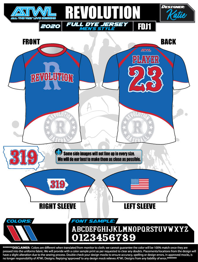 Revolution Full Dye Men's Jersey