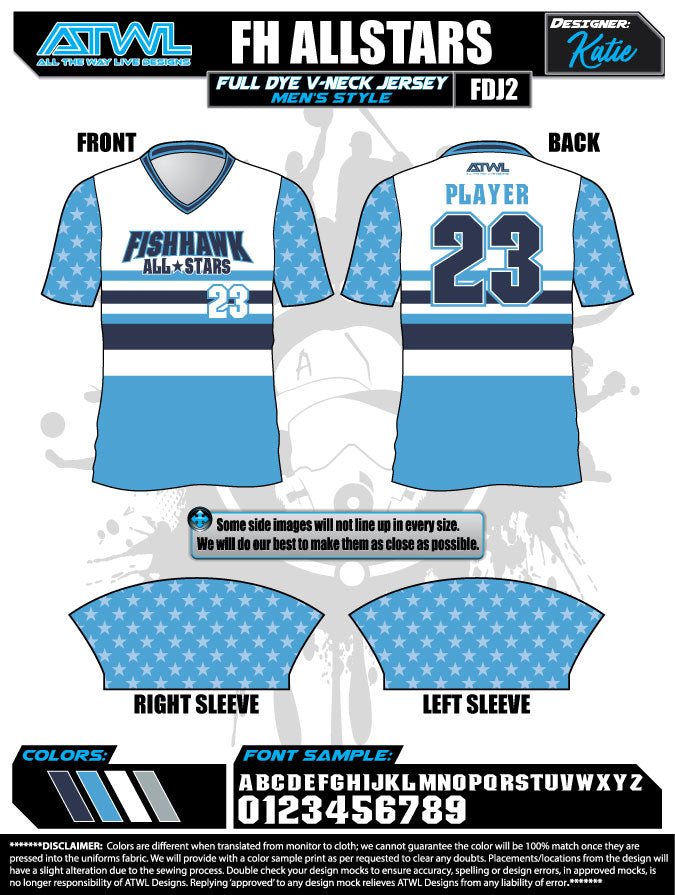 Fishhawk All Stars Full Dye Jersey