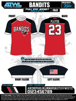 Load image into Gallery viewer, Bandits 8U Full Dye Jerseys