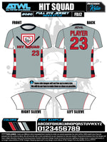 Load image into Gallery viewer, Hit Squad Grey Full Dye Men's Jersey