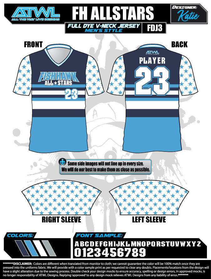 Fishhawk All Stars Full Dye Jersey