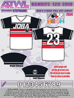 Load image into Gallery viewer, Bandits 12U Full Dye Jersey (Fall 2018)