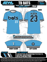 Load image into Gallery viewer, Tampa bay Bats Retro Full Dye Jersey