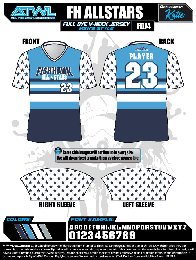 Fishhawk All Stars Full Dye Jersey