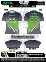 Load image into Gallery viewer, WC Predators Fade Men's Full Dye Jersey