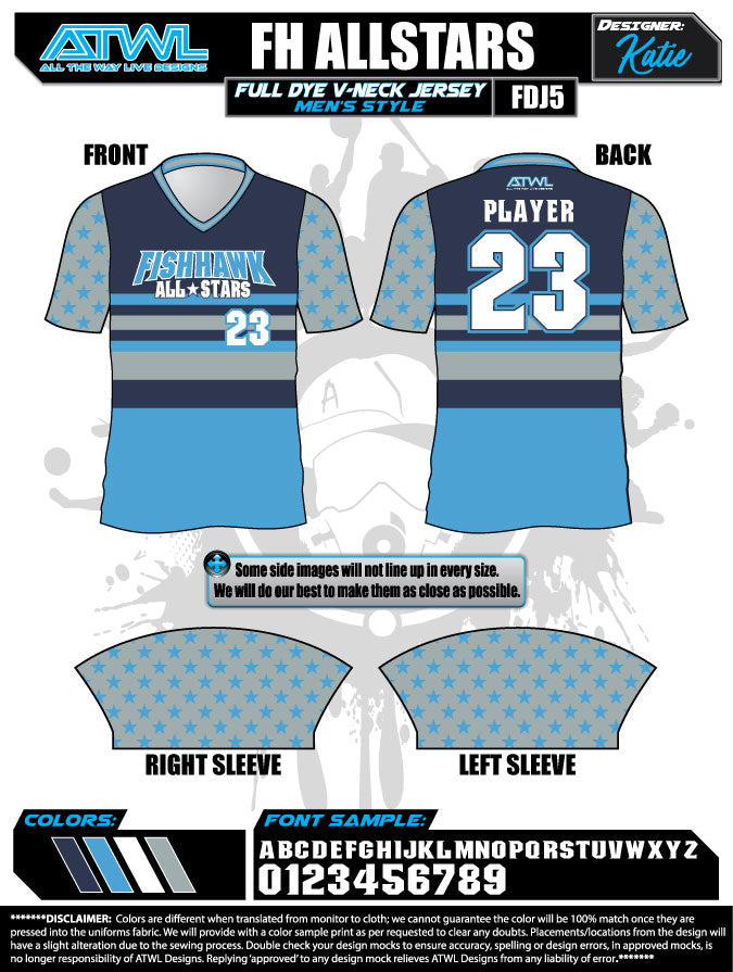 Fishhawk All Stars Full Dye Jersey
