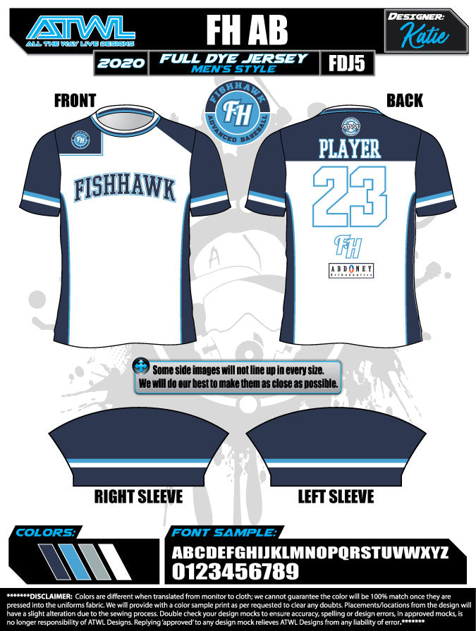 Fishhawk Advanced Baseball 2019 Men's Jersey