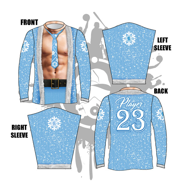 Stud Claus Long Sleeve Jersey