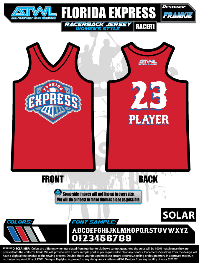Florida Express Women's Racerback