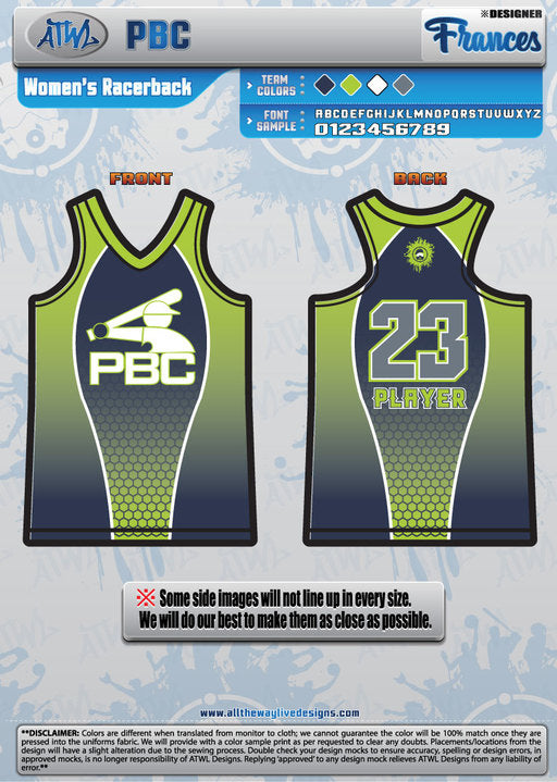 PBC WOMEN'S RACERBACK