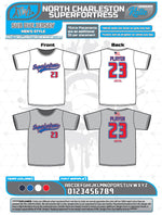 Load image into Gallery viewer, North Charleston Superfortress Mens Sub Dye Jersey