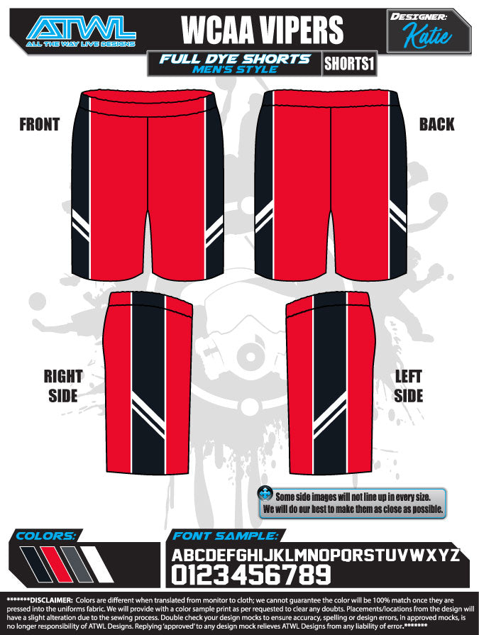 Wesley Chapel Basketball Full dye shorts
