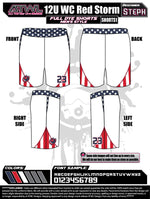 Load image into Gallery viewer, WC Red Storm Shorts