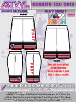 Load image into Gallery viewer, Bandits 12U Men's/Boys Shorts